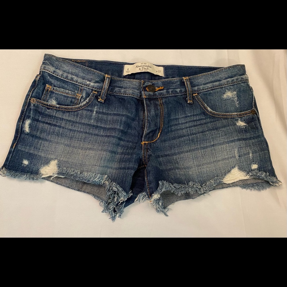 Abercrombie and Fitch Cut off Denim shorts 4/27